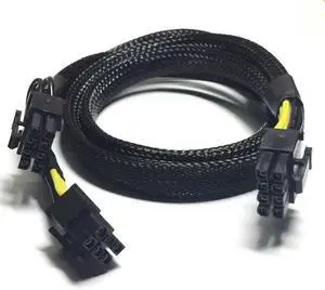 for Dell T3600 T3610 T5600 T5610 T5610 T7600 T7610 5810 T5810 T7810 PSUs PCIe Power Adapter Cable 8 Pin Male to Dual 8 Pin(6+2) Male PCI Express Power Adapter Splitter Cable 13-inch(34cm)