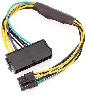 24 Pin to 8 Pin ATX PSU Power Adapter Cable Compatible for DELL Optiplex 3020 7020 9020 Precision T1700 12-Inch(30cm)