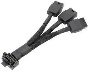 ATX 3.0 PCIe 5.0 600W 3x8 Pin to 12VHPWR 16 Pin Power Supply Cable for PCIe 5.0 GPUs with 12VHPWR 16-Pin Nvidia RTX4080/RTX4090/RTX3090ti Type-B(5.9Inch)