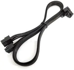ATX 3.0 PCIe 5.0 2x8 Pin to 90-Degree Angled 12VHPWR 16 Pin Power Cable for RTX 4090/4080/4070/4060/3090ti for EVGA/SuperFlower Models