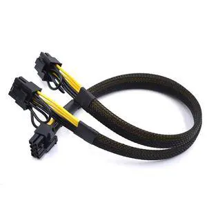 CPU 8 Pin Male to Dual 8 Pin(6+2) Male PCIe Power Adapter Cable for Dell PowerEdge R720 720XD R730 and NVIDIA Tesla GPU J30DG 15-inch(38cm) CPU 8 Pin Male to Dual 8 Pin(6+2) Male PCIe Power Adapter Cable for Dell PowerEdge R720 720XD R730 and NVIDIA Tesla GPU J30DG 15-inch(38cm)