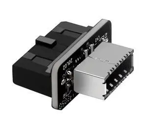 USB 3.2 Gen 1 to USB 3.2 Gen 2 Header Adapter, Type-E Key-A to USB 3.0 20-Pin Internal Header Converter for Front Panel USB-C Ports 10Gbps Data Transfer, Plug & Play USB 3.2 Gen 1 to USB 3.2 Gen 2 Header Adapter, Type-E Key-A to USB 3.0 20-Pin Internal Header Converter for Front Panel USB-C Ports 10Gbps Data Transfer, Plug & Play