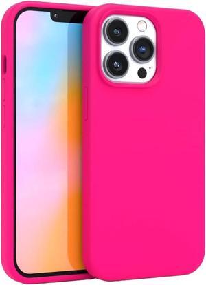 FELONY CASE - iPhone 14 Pro Case - Neon Pink Silicone Phone Cover | Liquid Silicone with Anti-Scratch Microfiber Lining, 360° Shockproof Protective Case for Apple iPhone 14 Pro
