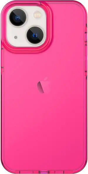ArtsEvo Designed for iPhone 14 Case and iPhone 13 Case, 6.6ft Drop Protection, Full Body Screen Camera Protective Phone Case,Hot Pink