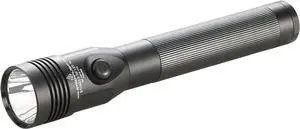 Streamlight 75458 Stinger DS LED HL 800-Lumen Rechargeable Dual Switch Flashlight with 120-Volt AC/12-Volt DC Smart Charge Piggyback Charger (NiMH), Black