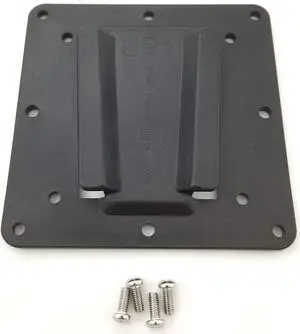 PAW International 75 x 75mm & 100 x 100mm Black Polymer RV TV Bracket | Mates with PAW Polymer Wall Mount