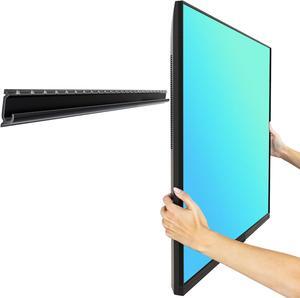 No Stud TV Wall Mount for 32-75 Inch Flat Screen, Studless TV Wall Mount with Max 150 lbs Load Capacity, Easy-to-Assemble Non-Drill Mounted TV Hanger Fits Most LED LCD Plasma TVs & Monitors