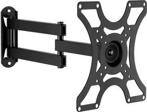 Mount-It! TV Wall Mount Bracket with Full Motion Arm Fits 13-42 Flat Screen TVs VESA 75, 100, 200, 55lb Weight Capacity with 15" Extension