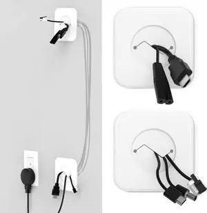 HomeMount TV Cord Hider Kit- Wire Hider Kit for Wall Mount TV, Cable Management Kit Hides TV Wires Behind The WallWhite