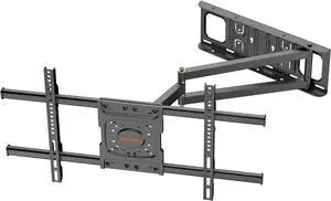 Corner TV Wall Mount,Long Arm TV Mount with 25.6 inch Extension,Full Motion TV Mount Swivel and Tilt Heavy Duty,90 Degree TV Bracket,Fit 32-70''TV, Load 77lbs,Max VESA 600x400mm