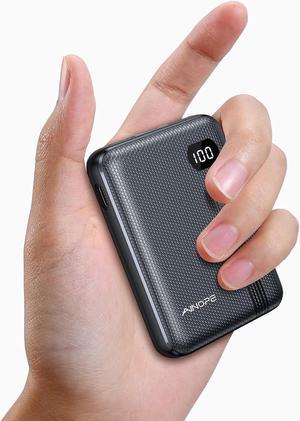 AINOPE Small Portable Charger for iPhone, Mini 10000mAh Power Bank,20W PD Fast Mini Mobile Power Bank,Small Portable Charger Power Bank for iPhone 15/14/13/12/11/XR/8/7/6 etc,Samsung Galaxy Android