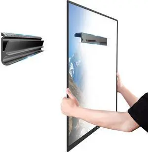 No Stud TV Wall Mount, Studless TV Drywall Hanger Bracket for 26-55 inch Flat Screens, No Adhesive, No Drill, Easy Install