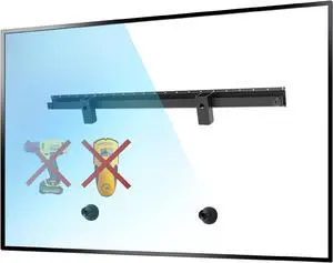 No Stud TV Wall Mount,No Drill TV Mount for 32-75 in,Drywall Studless TV Wall Mount with Clear Instructions,Low Profile Hangsmart TV Mount with Sturdy Design,Easy to Install for Bedroom,Living Room