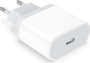20W USB C Fast European Plug Adapter for iPhone 14/14 Pro/14 Pro Max/14 Plus/13/12, AirPods, Pad, USBC Charger Cube Travel Charging Power Block for Europe EU Euro Spain Italy France Germany