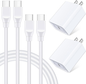 USB-C Fast Wall Charger & PD Cable For Google Pixel 9/8/7/6/Pro/7a – White