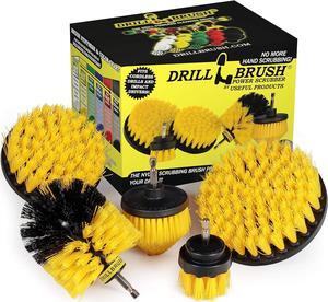 Drill Brush Power Scrubber by Useful Products - Shower Brush - Shower Cleaner - Toilet Cleaner - Bathroom Cleaner - Toilet Brush - Tile Cleaner - Floor Cleaner - Bathroom Accessory Set - Clean Shower