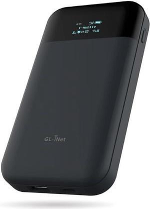 GL.iNet GL-E750V2 (MUDI) 4G LTE OpenWrt VPN Router, T-Mobile ONLY, MicroSD Slot, 7000mAh Battery, OpenVPN, WireGuard, Tor, Router That You can Program (EM060K Module), Global Version