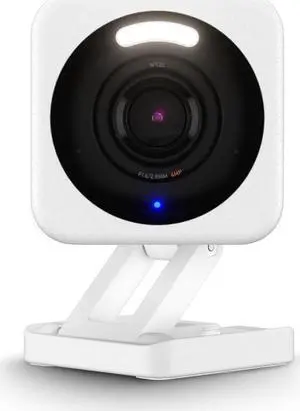 Wyze Cam v4, 2K HD Wi-Fi Smart Home Security Camera, Indoor/Outdoor Use, Pet/Baby Monitor, Motion Activated Spotlight/Siren, Enhanced Color Night Vision, 2-Way Audio, Local/Cloud Storage, Wired, White
