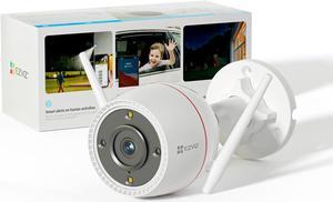 EZVIZ Two-Way Call 2.5K Outdoor Cameras for Home Security Outside, WiFi Surveillance Camera, No Subscription with Color Night Vision, IP67 Waterproof, Motion Detection, Custom Voice Alerts, Alexa