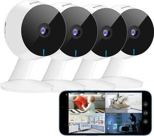 LaView 4MP 2K Cameras for Home Security Indoor, 5G& 2.4GHz Home Security Camera for Baby/Elder/Pet/Nanny,US Cloud Service,Compatible with Alexa iOS & Android