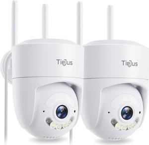 5G/2.4G WiFi Security Camera Outdoor,24/7 Recording Home Security Cameras 2K,360° PTZ Wired Cameras for Home Security Outside,Auto Tracking