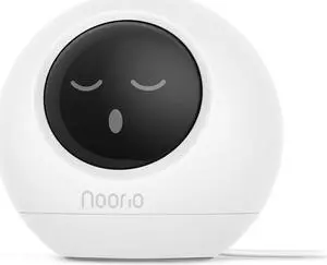 Noorio Indoor Plug-in Security Camera, T110 2K Wired 360°Pan-Tilt 2.4/5GHz WiFi Smart Baby Pet Cameras with Phone APP for Home Security, Night Version, Two-way audio, Motion Detection Works with Alexa
