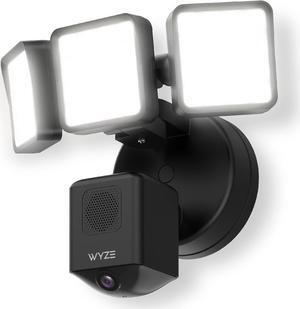 3000-Lumen LEDs, 180° Wide View, 2K HD Outdoor Security Camera, Motion Detection, Color Night Vision, Black