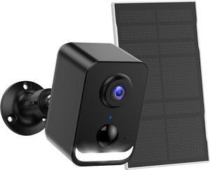 Security Cameras Wireless Outdoor, Cameras for Home Security Outdoor, Solar Outdoor Camera with Color Night Vision, AI Detection, 2-Way Talk, IP66 Waterproof, 5G WiFi not Supported