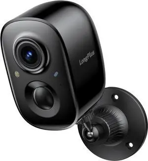LongPlus Wireless Outdoor Security Camera, Battery Powered Wireless Security Camera, Wireless WiFi Camera with AI Detection, Color Night Vision,Spotlight,2 Way Audio,2.4Ghz Only