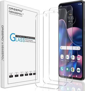 Orzero (3 Pack) Tempered Glass Screen Protector Compatible for Motorola Moto Edge 2022 6.6 inches (Not for Moto Edge 2021), High Definition 2.5D Arc Edges 9H Anti-Scratch Bubble-Free
