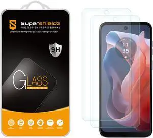 Supershieldz (2 Pack) Designed for Motorola Moto G Play (2024) Tempered Glass Screen Protector, Anti Scratch, Bubble Free