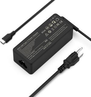 45W USB-C Chrome Book. Laptop Charger for HP Chromebook X360 14 11 11A 12, for Lenovo Acer Google Asus Samsung ct-x636f USBC Type C Computer Power Supply Flat Adapter Fast Charging Cord Replacement