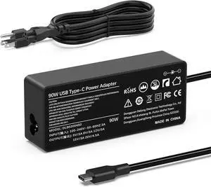 90W USB C Laptop Charger for Dell Lenovo Thinkpad/Yoga MacBook Pro/Air HP Spectre ASUS Chromebook Huawei Matebook Pro Xiaomi Air Type C Fast Charger