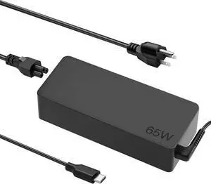 65W USB C Laptop Charger for  Yoga/ThinkPad Chromebook charger   HP   Google Chromebook Type C AC Power Adapter