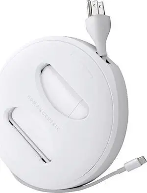 HumanCentric Cord Winder for Macbook Charger Organizer, Cable Reel for Macbook Chargers, Travel Mac Charging Case for USB-C 29W and 30W, Apple Macbook Pro + Air Power Cord Storage Protector, Small