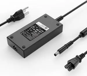 Adapter for Dell 15 17 G5 (5587/5590) G3 (3579/3379/3590) G7 (7588/7590/7790) for Alienware M13 M15 M17 M14x M15x M17x Area-51m DA180PM111 Laptop Power Supply Charger Cord