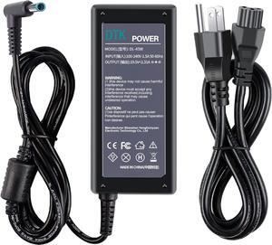 DTK 19.5V 2.31A 45W HP Ac Laptop Charger for Pavilion, Elitebook Folio, HP Stream Adapter for Notebook Computer PC Power Cord(Blue Tip : 4.5 X 3mm)