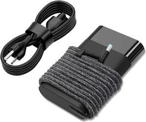 New Slim 19.5V 65W Laptop Charger Replacement for HP Spectre x360 15t-ap000 13-4193nr 15-ap001nx, ProBook 450 650 640 G2 G3 G4 G5 G6, Envy Spectre Pavilion X360 Blue Tip Power Cord AC Adapter
