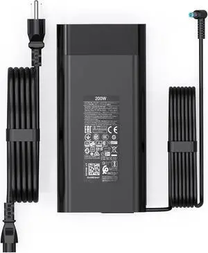200W 10.3A Laptop Charger for HP OMEN Pavilion Gaming 15 16 17 Victus 15 16 16-e1163nr Zbook 15 17 Envy 15 15u 2020 TPN-DA10 TPN-LA21 L00818-850 L00895-003 ADP-200HB B AC Adapter Power Cord