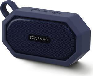 Portable Bluetooth Speakers, IPX7 Waterproof Wireless Speaker Best for Outdoor Travel, Deep Bass, 6H Playtime, Durable Protecting Case, Mini Shower Speaker with 3.5mm AUX for MP3/MP4 -Blue
