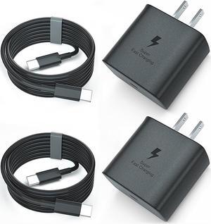 45W Samsung Charger Type C Super Fast Charging 2Pack USB C Android Charger for Samsung Galaxy S23 Ultra/S23/S23+/S22/S22 Ultra/+/S20/S21, i Phone 15 Charger, Galaxy Tab S7/S8,PD3.0,PPS,QC 4.0