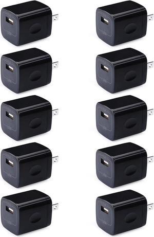 Fast Charger Block, Single Port USB Wall Plug for Phone 15 Charging Cubes 1A Power Adapter Compatible iPhone 16/15 Pro Max/14/13/12/11/XS/8,Samsung Galaxy S24 S23 Ultra/A15/A14/A54/A13/A53/S22+/S10/S9