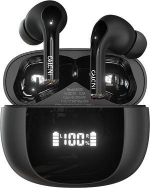 Wireless Earbuds, Bluetooth Headphones 5.3 with LED Power Display Charging Case,True Wireless Earphones Deep Bass Stereo Sound TWS Microphone, IP67Waterproof for Sleep Sport Workout Gam