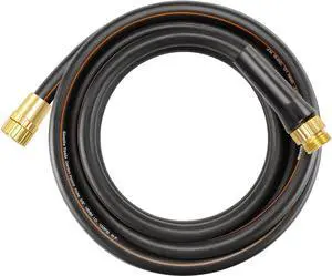Giraffe Tools Garden Hose 25ft x 5/8'', Water Hose Heavy Duty, Flexible, Lightweight Hybrid Hose with Swivel Handle, Male to Female Fittings