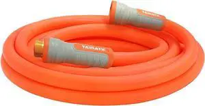 YAMATIC Heavy Duty Garden Hose 5/8 in x 15 ft with Swivel Fitting, Super Flexible Water Hose, All-weather, Lightweight, Burst 600 PSI