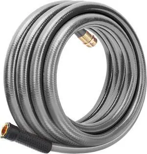 Worth Leader Garden Hose 3/4 in. x 25 ft. -No Kink, Flexible, Leakproof, Male/Female -Heavy Duty Durable 5 Layers PVC Rubber Lightweight Water Pipe for Gardening, Agriculture & Lawn Care -500PSI Burst Worth Leader Garden Hose 3/4 in. x 25 ft. -No Kink, Flexible, Leakproof, Male/Female -Heavy Duty Durable 5 Layers PVC Rubber Lightweight Water Pipe for Gardening, Agriculture & Lawn Care -500PSI Burst