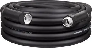 DEWENWILS Garden Hose 25 ft x 5/8", Water Hose with Swivel Handle, Heavy Duty, Lightweight, Flexible Hose for Plants, Car, Yard, 3/4 Inch Solid Fittings, Drinking Water Safe
