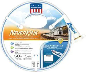 Teknor Apex 8602-25 NeverKink RV/Marine Hose - 5/8" x 25' , White