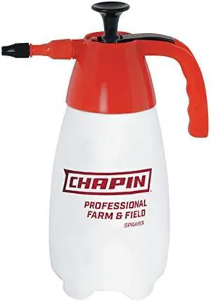 Chapin 1003 Made in USA 48 Ounce Farm and Field Hand Sprayer With Ergonomic Handle, Anti Clog Filter, Adjustable Nozzle, For Spraying Plants, Lawns, Weeds, Insects, Fertilizer, Translucent White