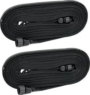 Rocky Mountain Goods Soaker Hose Flat (75 Pack of 2)- Heavy Duty Double Layer Design - Saves 70% Water - Consistent Drip Throughout Hose - Leakproof Guarantee - Garden/Vegetable Safe